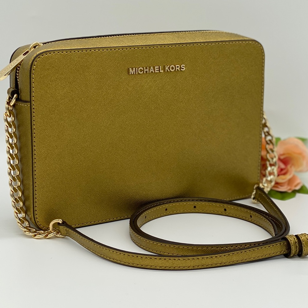 MICHAEL KORS JET SET ITEM LG EW CROSSBODY LEATHER - Picture 2 of 15